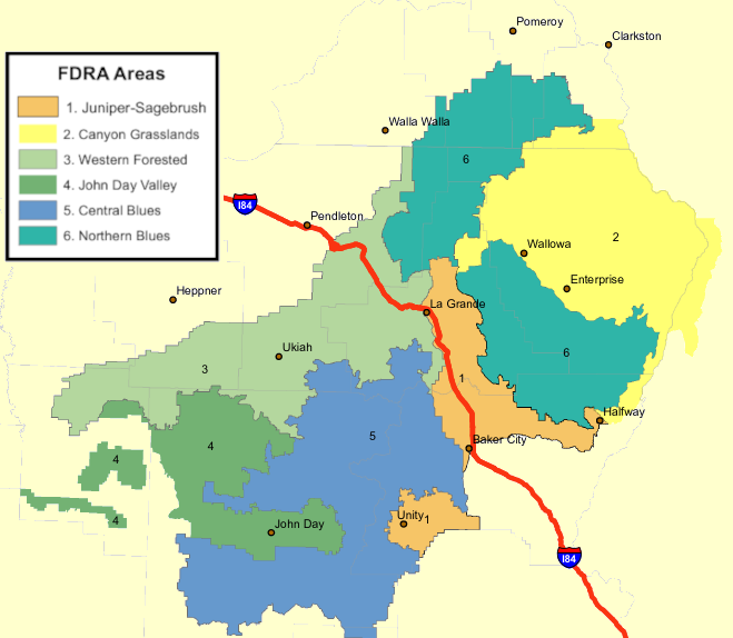 FDRA Map